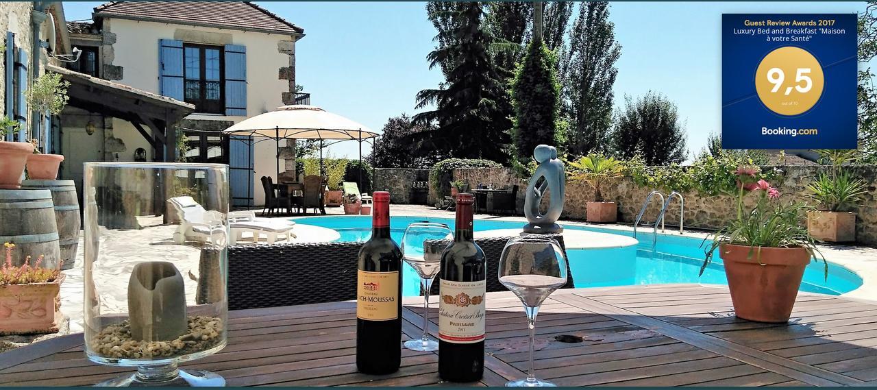 Luxury B&B Maison A Votre Sante, In Bordeaux Wine Region Savignac-de-Duras Buitenkant foto